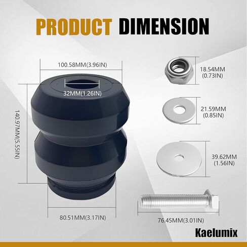 DR1500DQ Ram 1500 Rear Load Leveling Kit, compatible with 2009-2021 Ram 1500 2WD or 4WD models, Rear Bump Stops, Suspension Rubber Helper Spring Kit in Saudi Arabia
