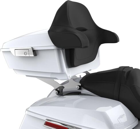 Advanblack White Onyx Pearl Tour Trunk Pack 2024 Road Glide إكسسوارات الدراجات النارية لـ Harley Touring 2024 RG، Street Glide، Road King (حزمة صندوق السيارة المفروم) in Saudi Arabia