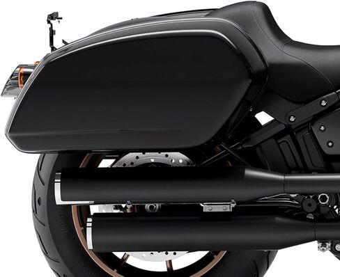 XMT-MOTO حقائب السرج تناسب هارلي سوفتيل لو رايدر ST FXLRST 2022-2024 أسود لامع in Saudi Arabia