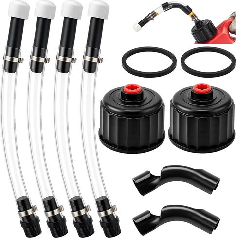 8 Pcs Racing Fuel Jug Hose Kits Include Racing Fuel Filler Hose 5/5.5 Gallon Gas Cylinder Lid and 2 Jug Cap Bender Replacement in Kuwait