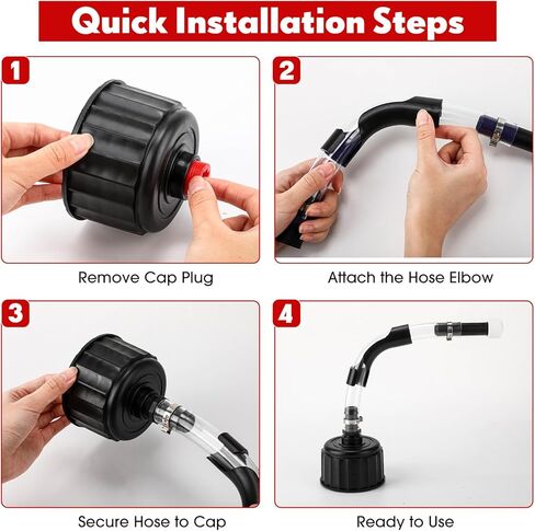 8 Pcs Racing Fuel Jug Hose Kits Include Racing Fuel Filler Hose 5/5.5 Gallon Gas Cylinder Lid and 2 Jug Cap Bender Replacement in Kuwait