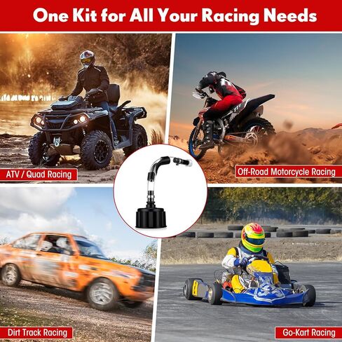 8 Pcs Racing Fuel Jug Hose Kits Include Racing Fuel Filler Hose 5/5.5 Gallon Gas Cylinder Lid and 2 Jug Cap Bender Replacement in Kuwait