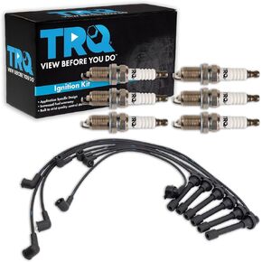 TRQ Ignition Coil & Spark Plug Kit Iridium 7 Piece Compatible with 1997-1999 Acura CL 1998-2001 Honda Accord Only for 3.0L V6 in Saudi Arabia