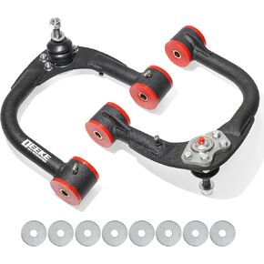 Front Upper Control Arms for 2005-2023 Toyota Tacoma, 1–4" Lift, Heavy Duty Suspension Arms with Pre-Installed PU Bushings & Ball Joints, Wrinkle Black (2PCS) in Kuwait
