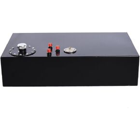 17 Gallon Fuel Cell 65L Aluminum Fuel Gas Tank Top Feed Universal Polished Racing Street Drifting with Level Sensor and Quick Release Fuel Cap Black in Kuwait