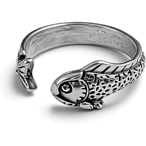Funky Fish Ring for Women & Men, Adjustable Cool Rings for Statement Jewelry in Kuwait