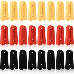 24Pcs Car Door Shock Absorber Pads, Silicone Car Door Locks for Shock Absorption & Noise Reduction, Red Yellow White with Anti-Slip Design General Tools for Truck/SUV in Kuwait
