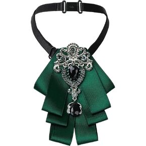FEOYA Bow Ties for Men Women Adjustable Pre-Tied Rhinestone Bow Tie for Wedding Party Banquet Prom Work School in Saudi Arabia