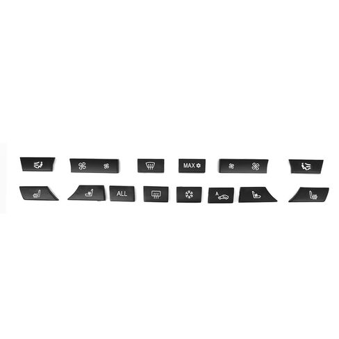 SUNJIKA AC Climate Control Buttons,AC Heater Fan Speed Button Interior Repair Kit Replacement for BMW 5 6 7 X5 X6 Series F10 F11 F07 F06 F12 F01 F02 F15 F16(14 Key) in Saudi Arabia