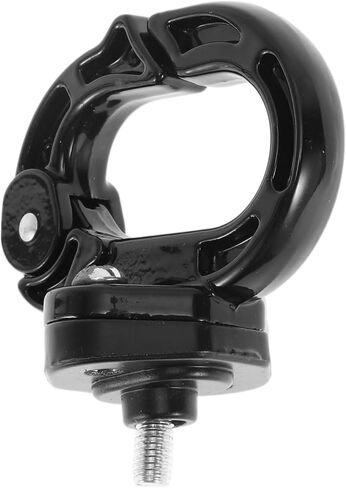 Universal Motorcycle Hanging Hook Round Shape Motorcycle Helmet Luggage Bag Holder Hanger for Scooters Bicycles Black 1 Pc 75mm in Saudi Arabia