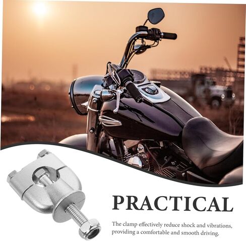 Luxshiny Ergonomic Motorcycle Handlebar Riser Clamp 7/8 Handlebar Clamps for Powersports in Saudi Arabia