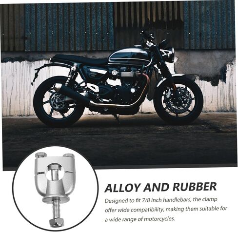 Luxshiny Ergonomic Motorcycle Handlebar Riser Clamp 7/8 Handlebar Clamps for Powersports in Saudi Arabia