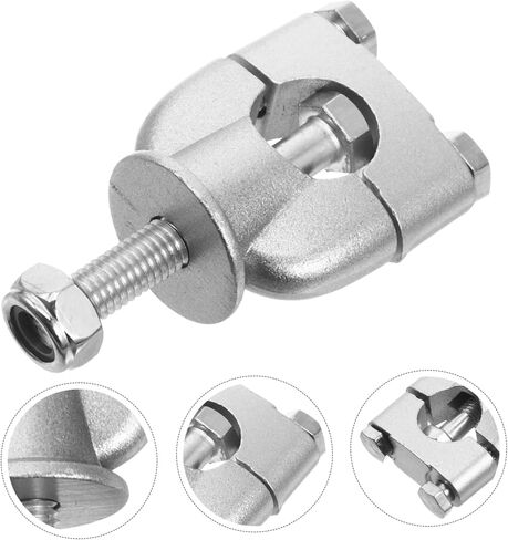 Luxshiny Ergonomic Motorcycle Handlebar Riser Clamp 7/8 Handlebar Clamps for Powersports in Saudi Arabia