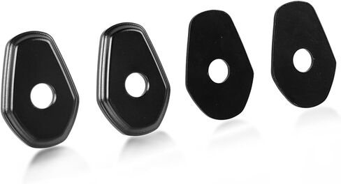4Pcs Motorcycle Turn Signal Adapter Spacers Universal for Suzuki DR-Z 400 SM GSX-R 600 750 1000 1300 Hayabusa SV 650 S SV 1000 S-Black in Saudi Arabia