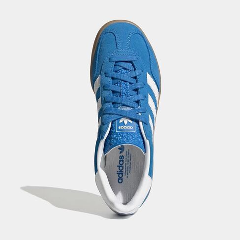 حذاء adidas Gazelle للمدرسة الداخلية (طائر أزرق/أبيض سحابي/لثة) in Saudi Arabia