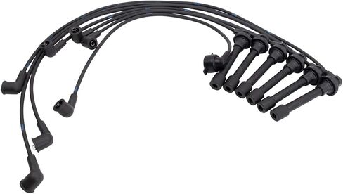 TRQ ملف الإشعال ومجموعة شمعات الإشعال إيريديوم 7 قطع متوافقة مع 1997-1999 Acura CL 1998-2001 Honda Accord فقط لـ 3.0L V6 in Saudi Arabia