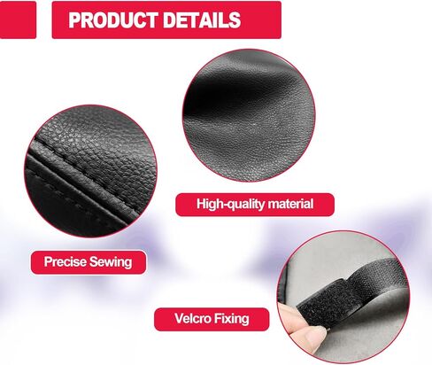 Black Center Console Cover Compatible with Honda CRV 2017 2018 2019 2020 2021 2022 Faux Leather Car Armrest Cover, Armrest Box Cover Saver, Interior Accessories in Saudi Arabia