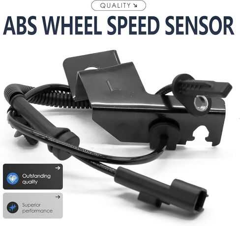 2 قطعة مستشعر سرعة العجلات الأمامية اليسرى واليمنى متوافق مع Ford Edge Mkx Nautilus F2GZ2C204A F2GZ2C205A J2GZ2C205A 15 16 17 18 19 20 21 22 2015 2016 2017 2018 2019 2020 2021 2022 in Kuwait