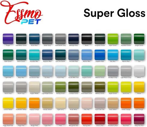 12"x60" (1FTx5FT) PET Super Gloss Light Nardo Gray High Glossy Vinyl Wrap Auto Car Sticker Decal Film Sheet Bubble Free Air Release Technology with Tool Kit in Saudi Arabia