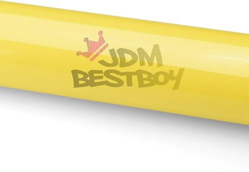 Lemon Yellow Super Gloss Vinyl Wrap Auto Car Sticker Decal Film Sheet Bubble Free Air Release Technology with Tool Set 3FTx5FT in Saudi Arabia