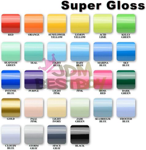 Lemon Yellow Super Gloss Vinyl Wrap Auto Car Sticker Decal Film Sheet Bubble Free Air Release Technology with Tool Set 3FTx5FT in Saudi Arabia
