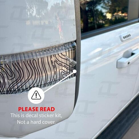 مجموعة ملصقات بمرآة الرؤية الجانبية الطبوغرافية من شركة ديكال كونسيبتس - تناسب برونكو 2021-2025 in Kuwait