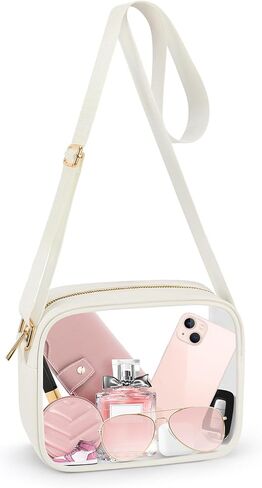 KETIEE Clear Crossbody Bag, Stadium Approved Clear Purse Bag for Concerts Sports Events Festivals in Kuwait