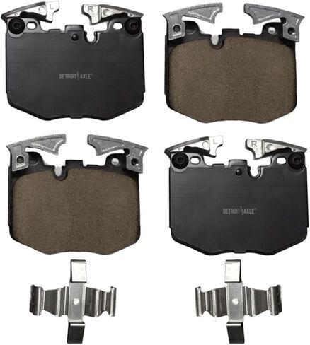 Detroit Axle - Rear Brake Kit for 2020-2024 Nissan Sentra Disc Brake Rotors Ceramic Brakes Pads with Hardware 2021 2022 Replacement : 10.24" inch Rotor in Saudi Arabia