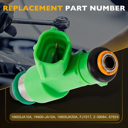 16600-JK20A Fuel Injectors 6PCS 12 Holes Compatible with Nissan Frontier 350Z Altima Murano Pathfinder Rogue Maxima Infiniti EX35 FX35 G35 M35 2.5L 3.5L 4.0L Replaces FJ1017 16600JA10A 84212342 in Saudi Arabia
