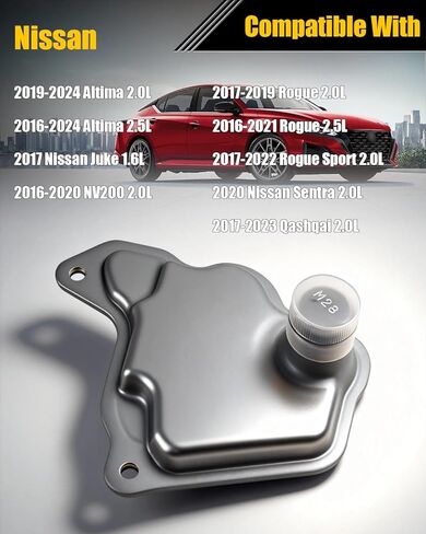 RE0F10D JF017E Transmission Filter Oil Pan Gasket Kit Fits for Nissan Altima Rogue Juke NV200 Rogue Sport Qashqai Sentra Replaces# 31728-29X0D 31726-3JX0A 31726-28X0A in Saudi Arabia