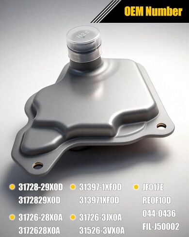 RE0F10D JF017E Transmission Filter Oil Pan Gasket Kit Fits for Nissan Altima Rogue Juke NV200 Rogue Sport Qashqai Sentra Replaces# 31728-29X0D 31726-3JX0A 31726-28X0A in Saudi Arabia