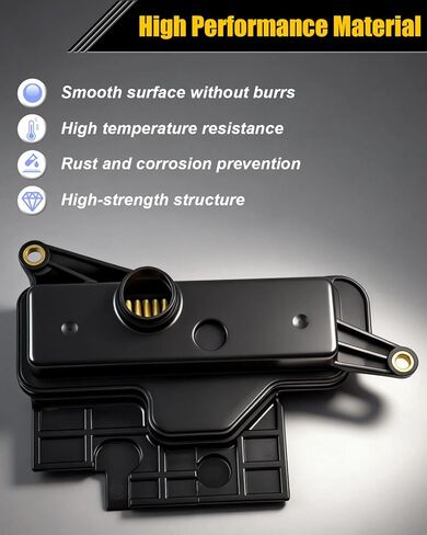طقم فلتر ناقل الحركة الأوتوماتيكي U760E لسيارة Toyota Camry 2010-2017، 2009-2019 Highlander، 2013-2018 RAV4، 2011-2012 Sienna، 2009-2015 Venza، 11-16 Scion TC يستبدل # 3533073010 353300R010 0440398 in Saudi Arabia