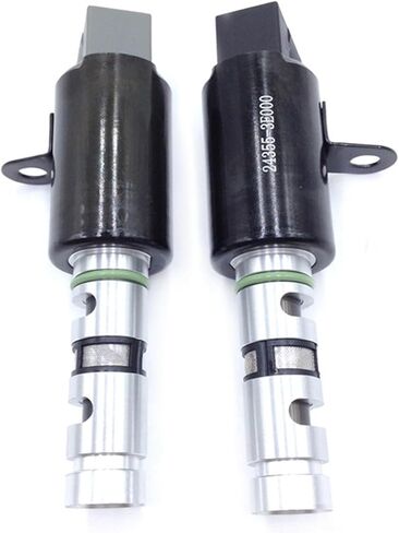 2PCS 24355-3E000 24356-3E000 243553E000 VVT Timing Oil Control Valve Left & Right Compatible With Hyundai Santa Fe Compatible With Kia Optima Rondo 2.7L in Kuwait