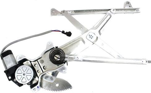 JC Whitney Window Regulator Front, Passenger Side Compatible with Toyota Camry 1997-2001 RH, Power, with Motor, Japan/USA Built Vehicle JT462907 in Saudi Arabia