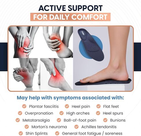 نعال داخلية مريحة تعمل بالضغط النحاسي طوال اليوم. زخرفة لتناسب حشوات الأحذية للرجال والنساء. التهاب اللفافة الأخمصية، دعم القوس، بطانة الكعب، وسادة مشط القدم. طبقة علوية للتحكم في الرائحة مغمورة بالنحاس. in Kuwait