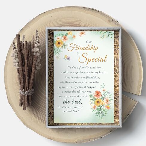 Funny Best Friend Birthday Card for Women Her, Heartfelt Friendship Card Gift for Bestie, Friendship Thank you Card for Special Friend in Saudi Arabia