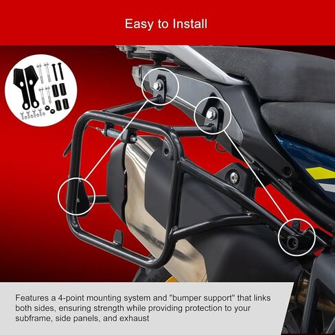 رفوف Tusk Pannier المتوافقة مع CFMOTO Ibex 800 E/S/T 2023-2025 in Saudi Arabia
