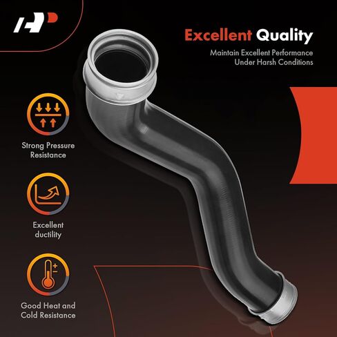 A-Premium Turbocharger Intercooler Hose Compatible with Mercedes-Benz E320 2007 2008 2009 V6 3.0L, Lower Side in Saudi Arabia