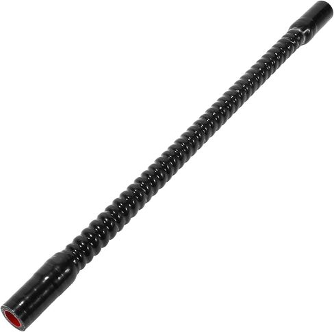 X AUTOHAUX 1 قطعة 35 مللي متر 1.38 "ID 500 مللي متر 19.69" طول 0 درجة أسود أحمر سيارة خرطوم سيليكون خرطوم التبريد العالمي in Saudi Arabia