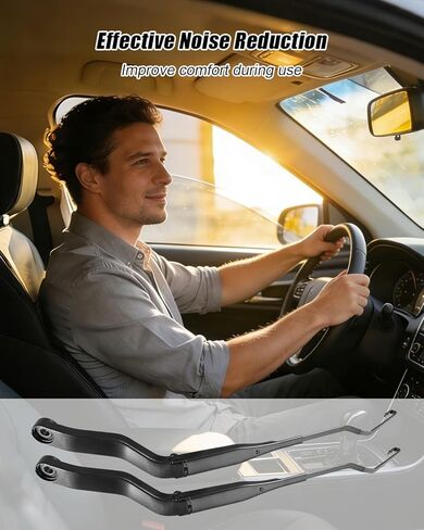 1 Pair Front Windshield Wiper Arm Fit for Dodge Ram 1500 2500 3500 4500 5500 2009-2016 Replace 42764 42765 55277449AA 55277449AB 55277449AC 55277449AD in Saudi Arabia