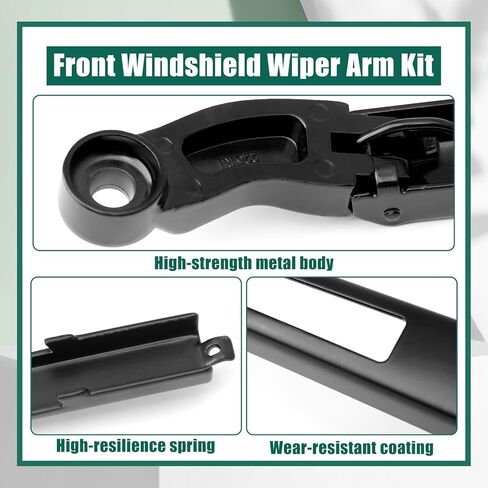 YUXIVCNE 2Pcs 85221-0C020 85211-0C020 Front Windshield Wiper Arm Kit Compatible with Toyota Tundra 2007-2017 Replacement for Toyota Sequoia 2008-2018 Left and Right Side Wiper Arms Assembly in Saudi Arabia