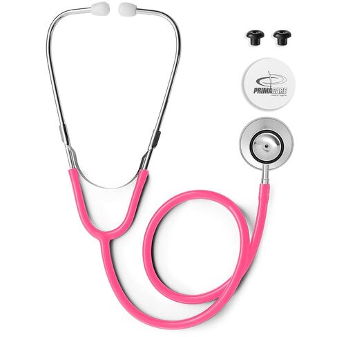 Primacare DS-9290-BL Adult Size 22 Inch Stethoscope for Diagnostics and Screening Instruments, Lightweight and Aluminum Double Head Flexible Stethoscope, Blue in Saudi Arabia