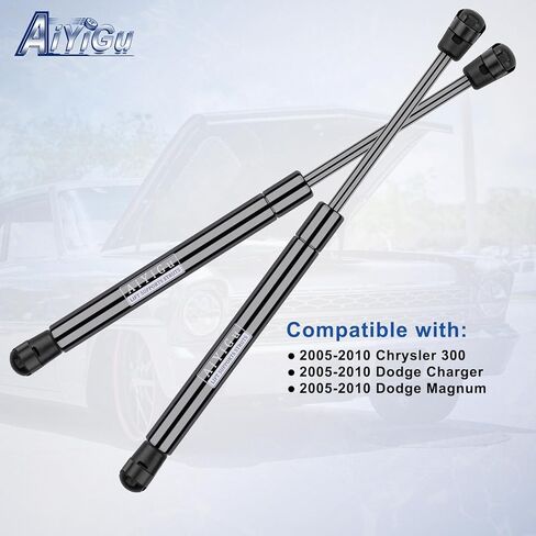 6303 Front Hood Struts Shocks Lift Supports Gas Springs Compatible with 2005-2010 Chrysler 300 300C, 2005-2010 Dodge Challenger/Magnum/Charger, Pack of 2 PCS Replaces SG414051 PM1008 in Saudi Arabia
