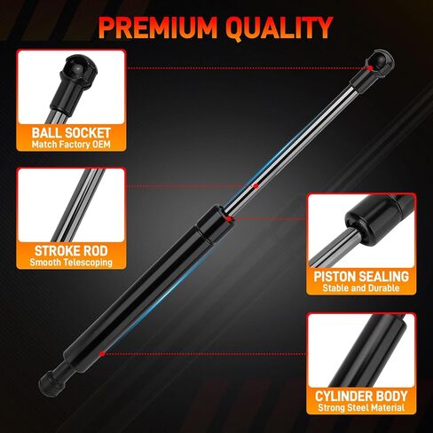 2Pcs Front Hood Lift Supports Gas Struts Shocks Compatible with Mercedes-Benz 2018 2019 2020 2021 2022 2023 2024 Sprinter 907 910 VS30 (Mounting Parts Provided) in Saudi Arabia