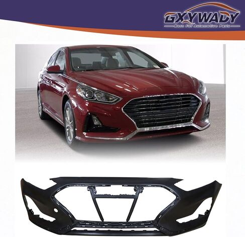 GXYWADY Front Bumper Cover Replacement for Sonata 2018 2019 Replacement for HY1000219 191275430217 in Saudi Arabia