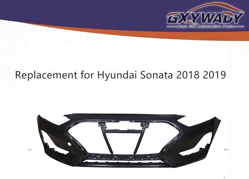 GXYWADY Front Bumper Cover Replacement for Sonata 2018 2019 Replacement for HY1000219 191275430217 in Saudi Arabia