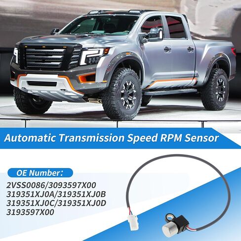 No.319351XJ0A مستشعر سرعة ناقل الحركة الأوتوماتيكي RPM لنيسان إكستيرا 4.0 05-15 لنيسان تيتان XD 5.6 16-19 لإنفينيتي M35 M45 4.5 06-10 لنيسان فرونتير 4.0 05-19 in Saudi Arabia