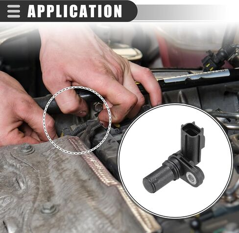 Motoforti Automatic Transmission Input Speed Sensor, Vehicle Speed Sensor, for Ford Explorer 2002-2010, Plastic, No.XW4Z7H103AA, Black in Saudi Arabia