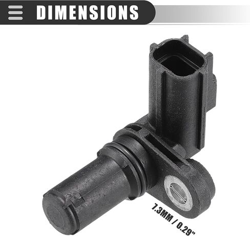 Motoforti Automatic Transmission Input Speed Sensor, Vehicle Speed Sensor, for Ford Explorer 2002-2010, Plastic, No.XW4Z7H103AA, Black in Saudi Arabia