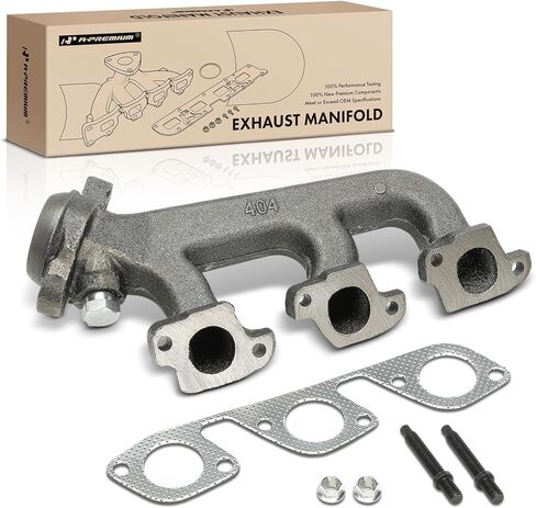 طقم مشعب عادم المحرك ذو الجانب الأيمن الممتاز مع حشوات [4.2 لتر] متوافق مع Ford F-150 F150، E-150 E-250 Econoline، E-150 Econoline Club Wagon، 1997 1998 in Saudi Arabia